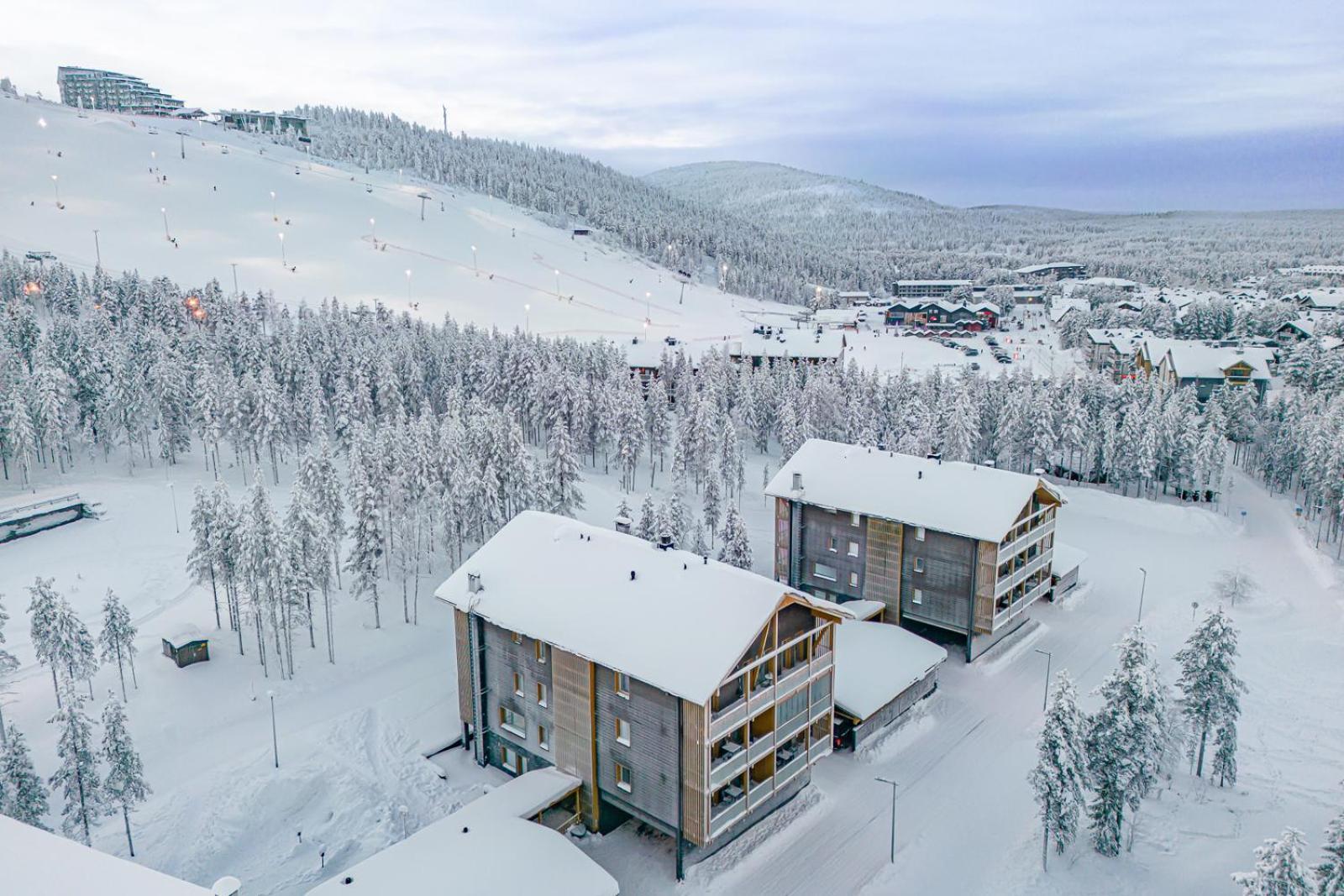 Levi Tunturinlaita A4, Ski-In Ski-Out 3Xbedroom Esterno foto