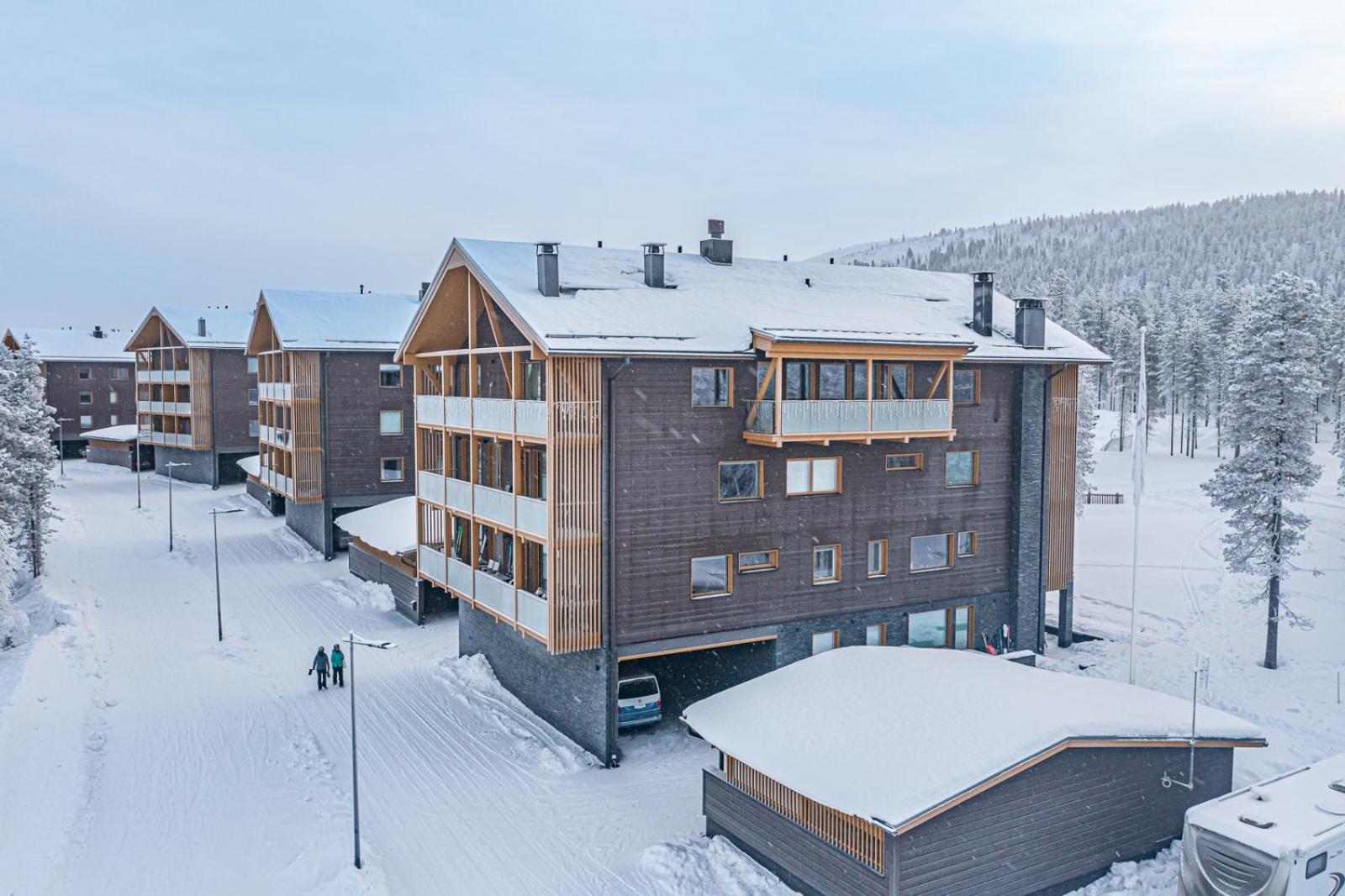 Levi Tunturinlaita A4, Ski-In Ski-Out 3Xbedroom Esterno foto